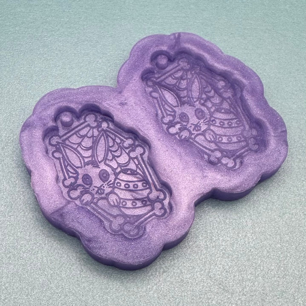 Spooky Easter 2 Earring/ Cab Mould, 3mm Thick