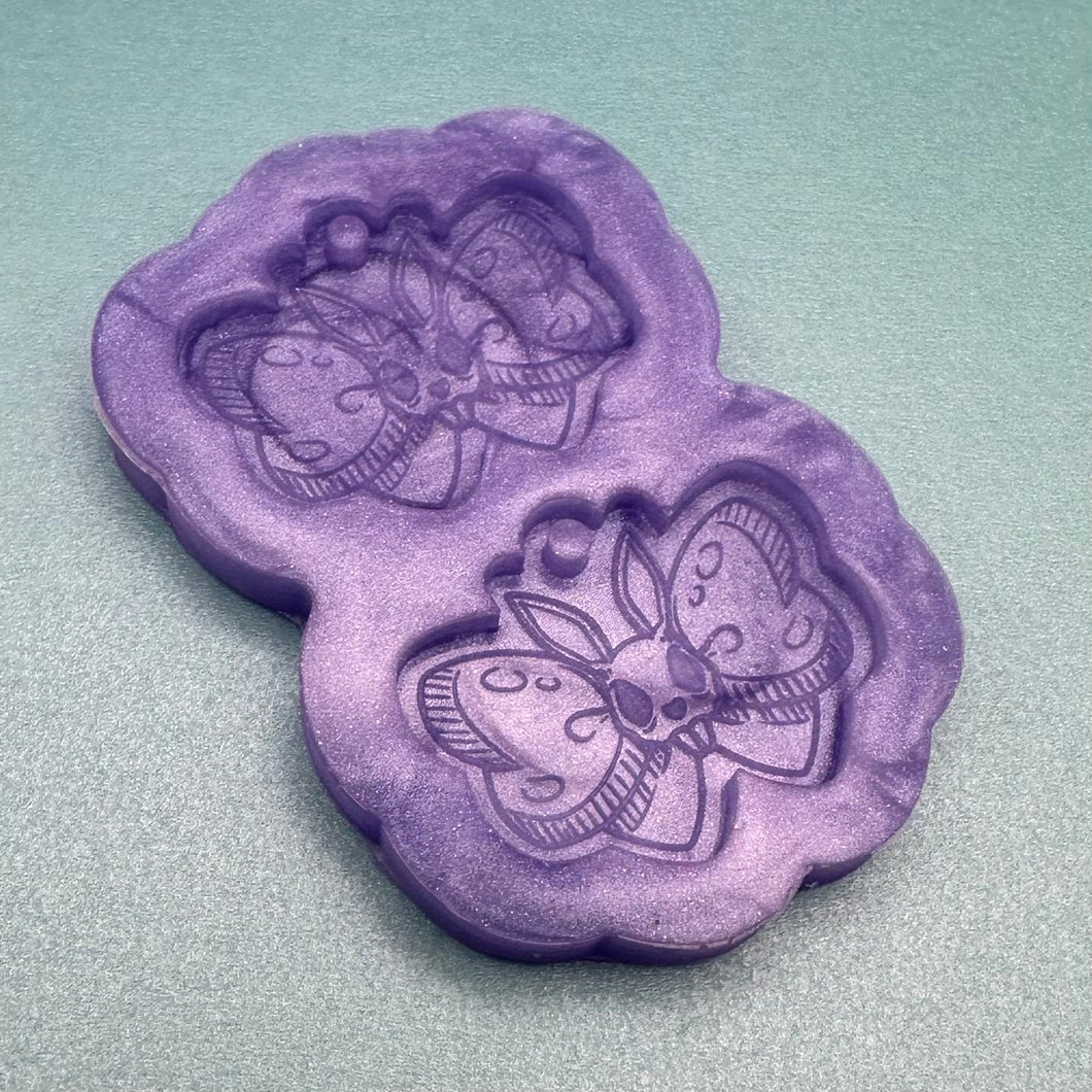 Spooky Easter 3 Earring/ Cab Mould, 3mm Thick