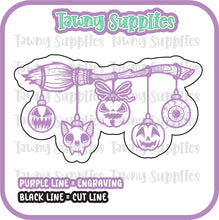 Load image into Gallery viewer, Spooky Hexmas 37 Sonch Acrylic Blank
