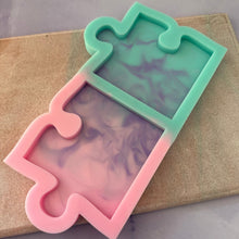 Load image into Gallery viewer, Puzzle Coaster / Stand up Mould, 10mm Thick
