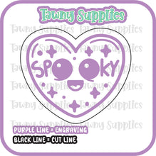Load image into Gallery viewer, Spooky Girl LC 5 Acrylic Blank
