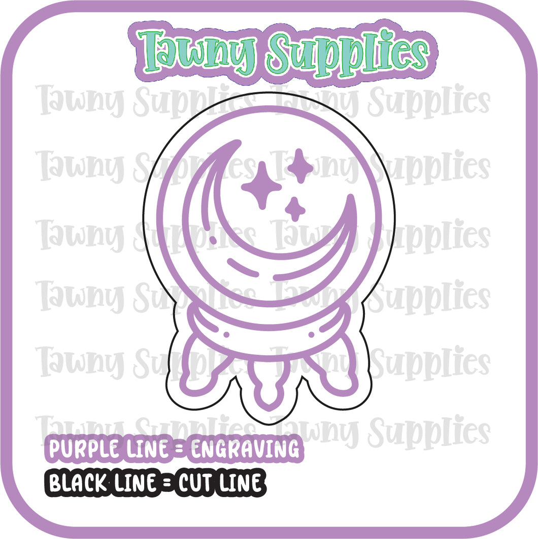 Spooky Girl LC 8 Acrylic Blank