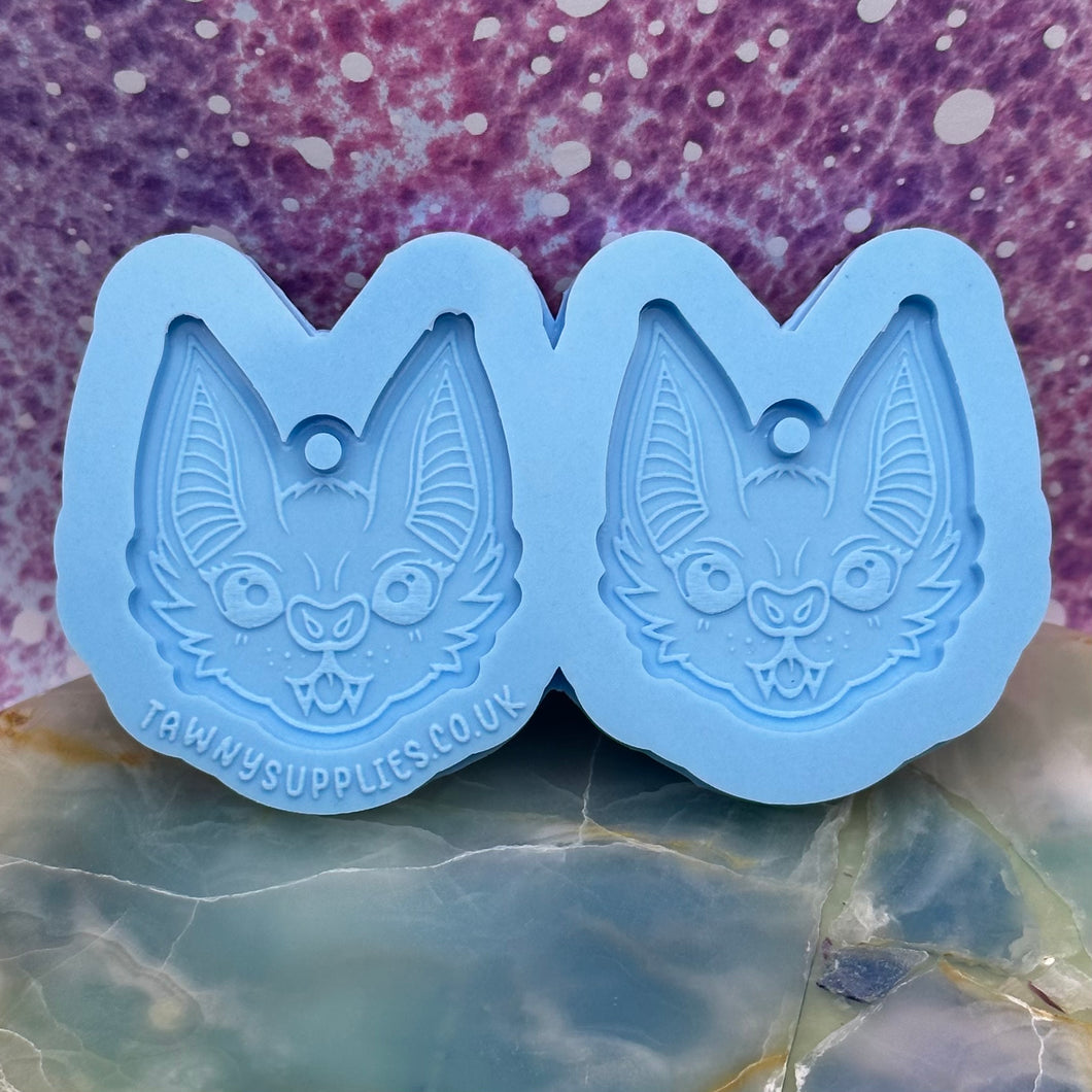 Bat Earring Mould, 3mm Thick