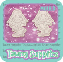 Load image into Gallery viewer, Autumn Scarecrow Earring/ Cab Mould, 3mm Thick
