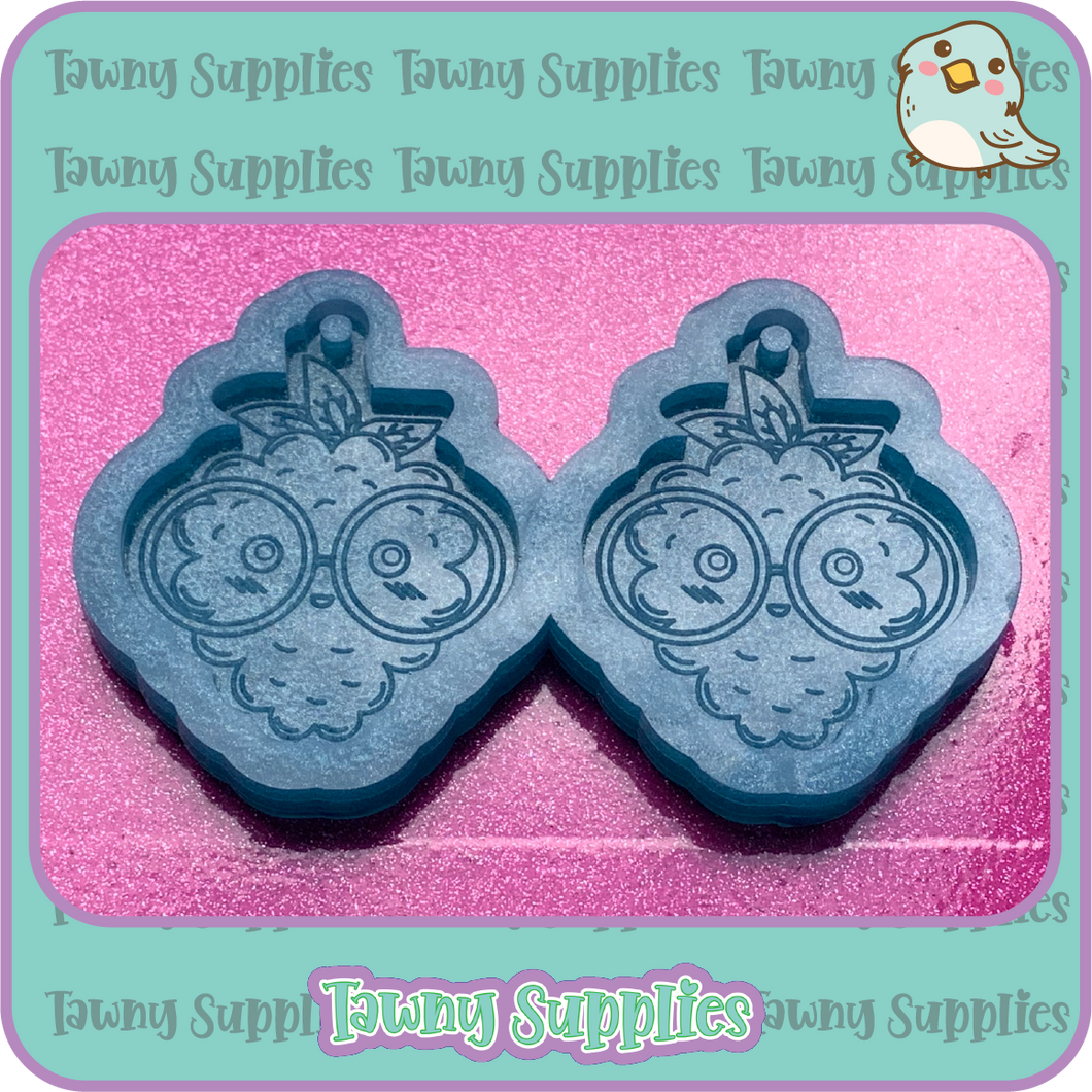 Berry Character Earring Mould, 3mm Thick