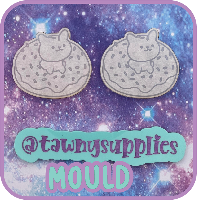Catnut Earring/ Cab Mould, 3mm Thick
