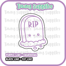 Load image into Gallery viewer, Kawaii Tomb Stone Acrylic Blank
