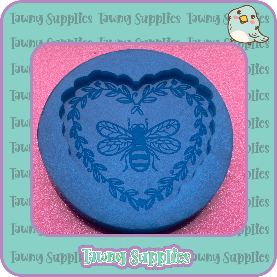 Large Bee Token Mould, 5mm Thick