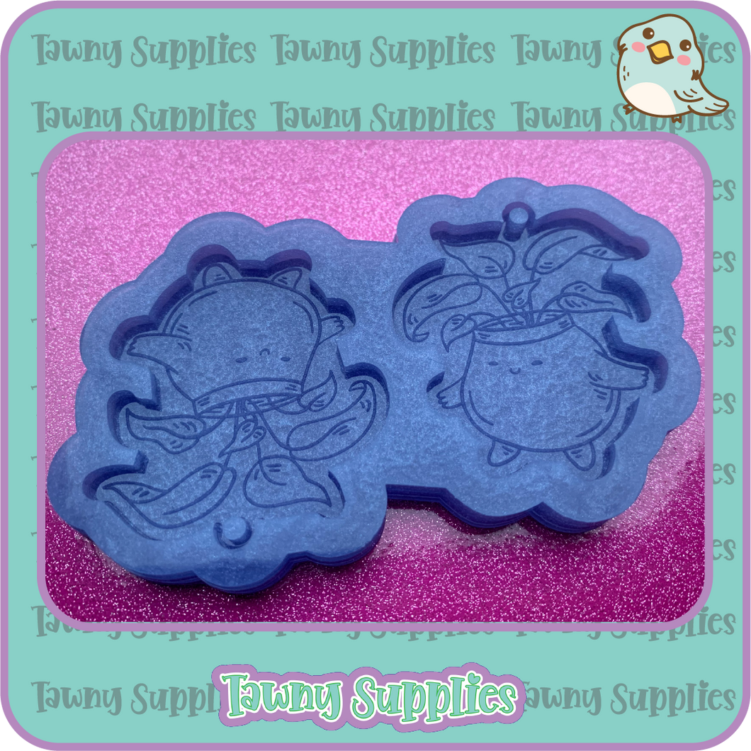 Plant Earring Mould, 3mm Thick