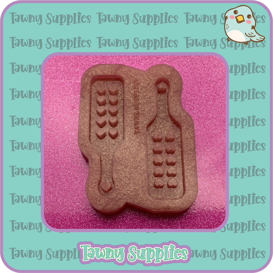 BDSM Paddle Earring Mould, 3mm Thick