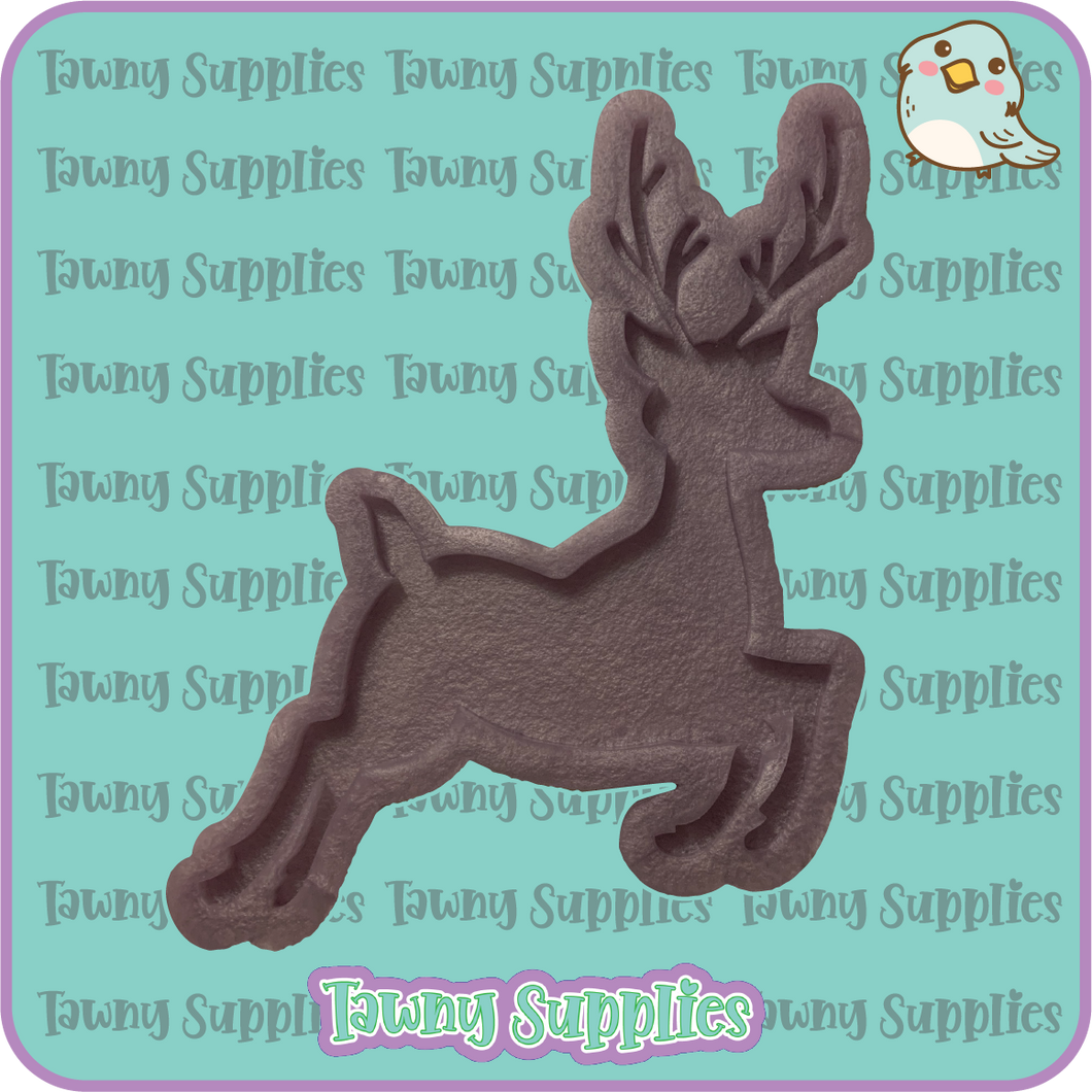 Large Reindeer Wall Christmas Hanging Mould
