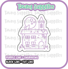 Load image into Gallery viewer, Cute Spooky House Acrylic Blank
