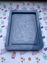 Load image into Gallery viewer, Patchwork Teddy Trinket Tray Mould, 10mm Thick
