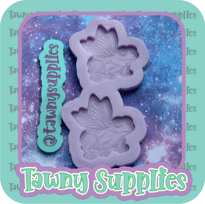 Fairy Frog Earring/ Cab Mould, 3mm Thick