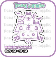 Load image into Gallery viewer, Kawaii Spooky House Acrylic Blank
