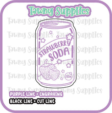 Load image into Gallery viewer, Kawaii Soda Cans 5 Acrylic Blank
