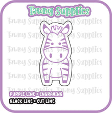 Load image into Gallery viewer, Zebra Front Acrylic Blank
